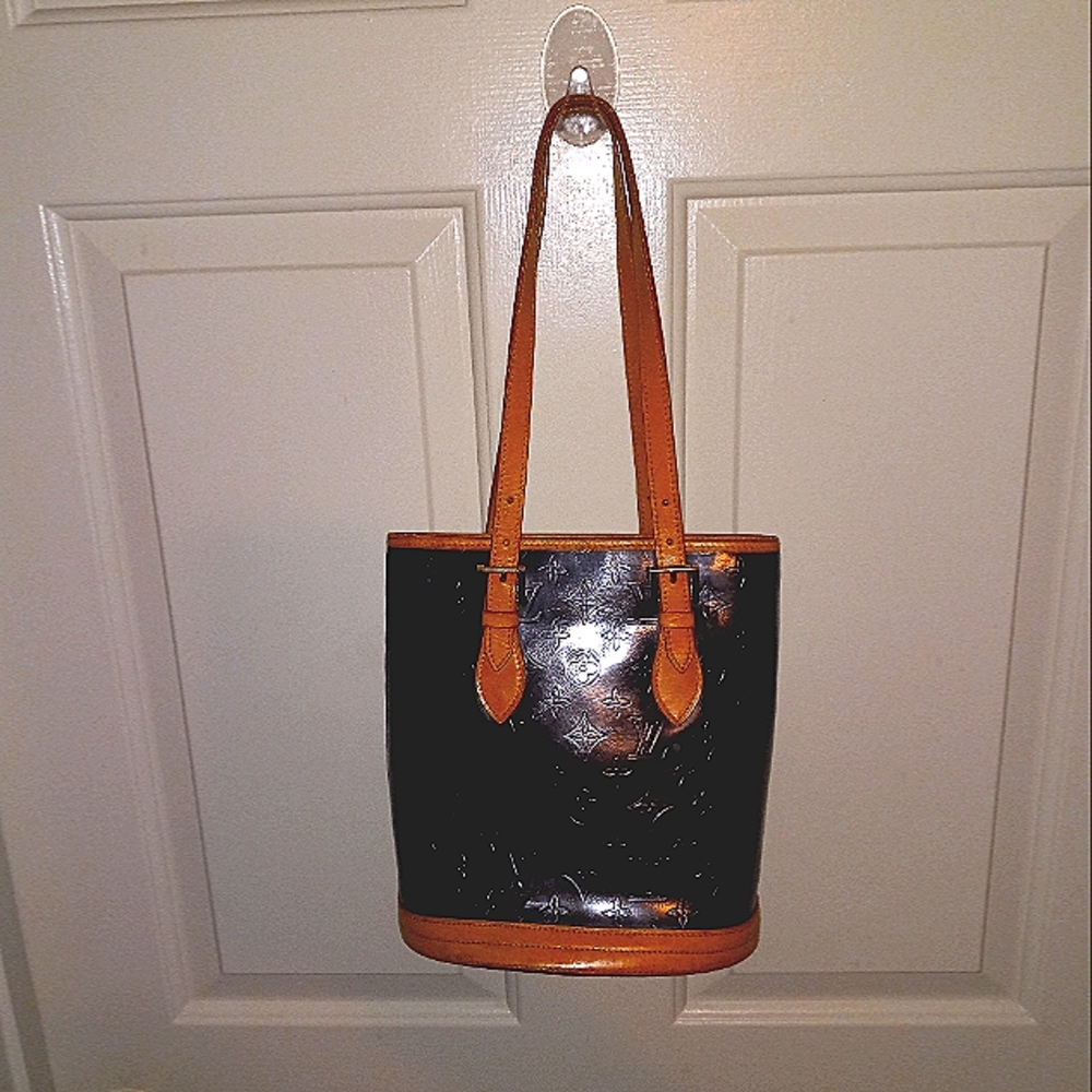 Vintage stylish Black Bucket Bag Tote must see